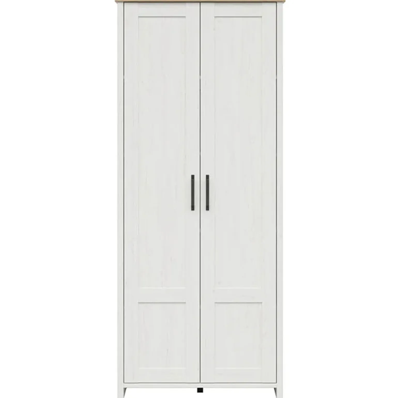 Mobile multiuso 85x201h cm 2 ante bianco frassinato rovere Lars