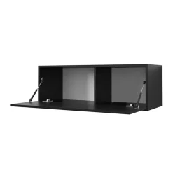 Mobile porta TV sospeso 100x34h cm 1 anta nero Kiruna
