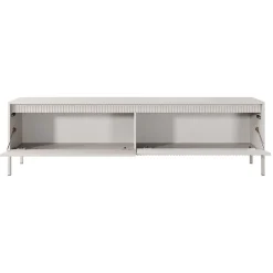 Mobile porta TV 187x54h cm 2 ante beige cannettato Ciar