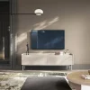 Mobile porta TV 153x50h cm 2 ante beige cannettato rovere Fioca
