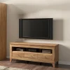 Mobile porta TV 156x64h cm 3 cassetti soggiorno rovere scuro Lucca