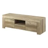 Mobile porta TV 155x50h cm con mensola rovere Vietnam