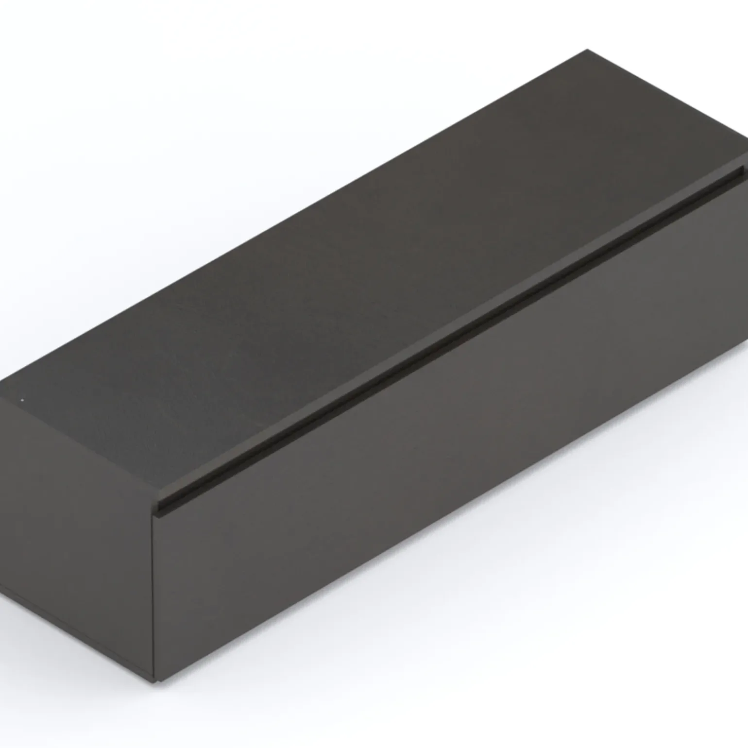 Mobile porta TV 138x40h cm con cassettone ossido nero Sunset