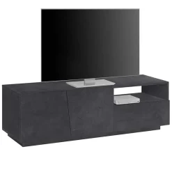 Mobile porta TV 150x46h cm moderno ossido Candia Gihome®