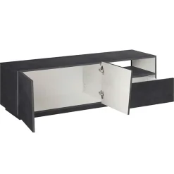 Mobile porta TV 150x46h cm moderno ossido Candia Gihome®