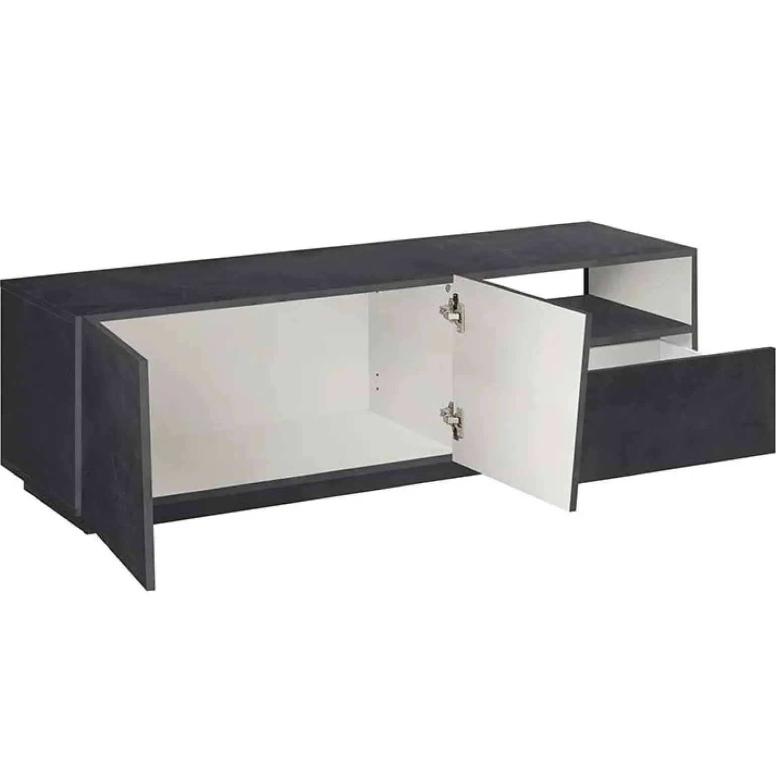 Mobile porta TV 150x46h cm moderno ossido Candia Gihome®