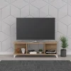 Mobile porta TV 120x34h cm moderno rovere Spike