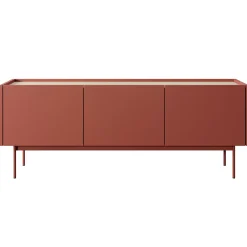 Mobile TV 144x55h cm design moderno rosso Passion