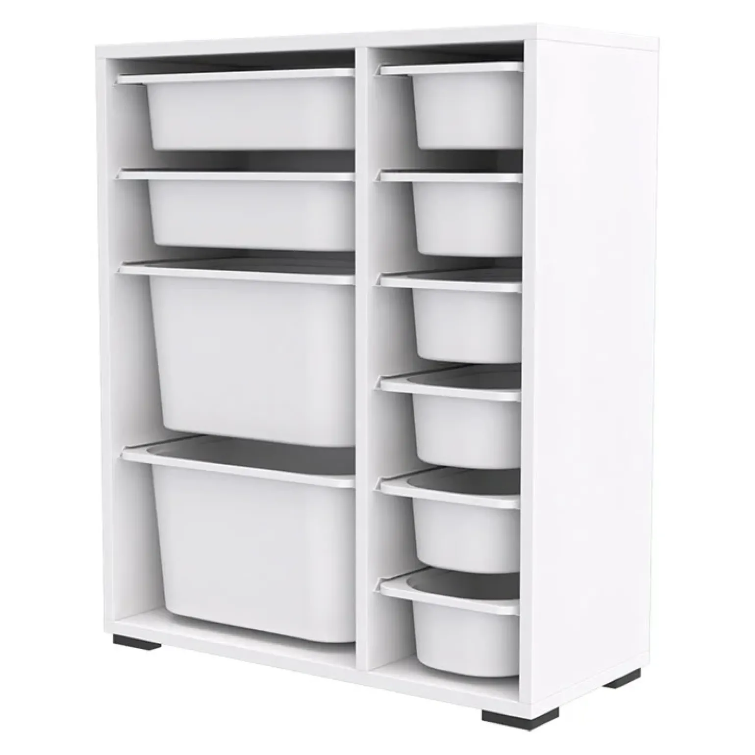 Modulo cassettiera 70x81cm bianco opaco Fast Patton