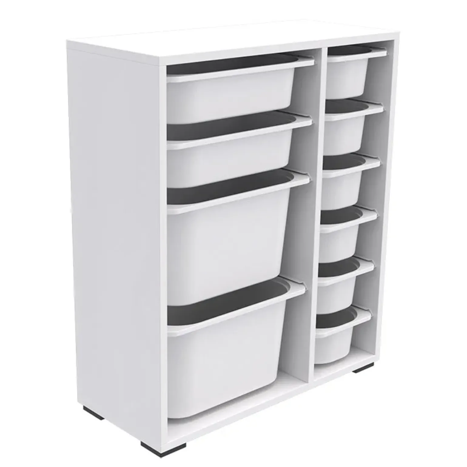 Modulo cassettiera 70x81cm bianco opaco Fast Patton