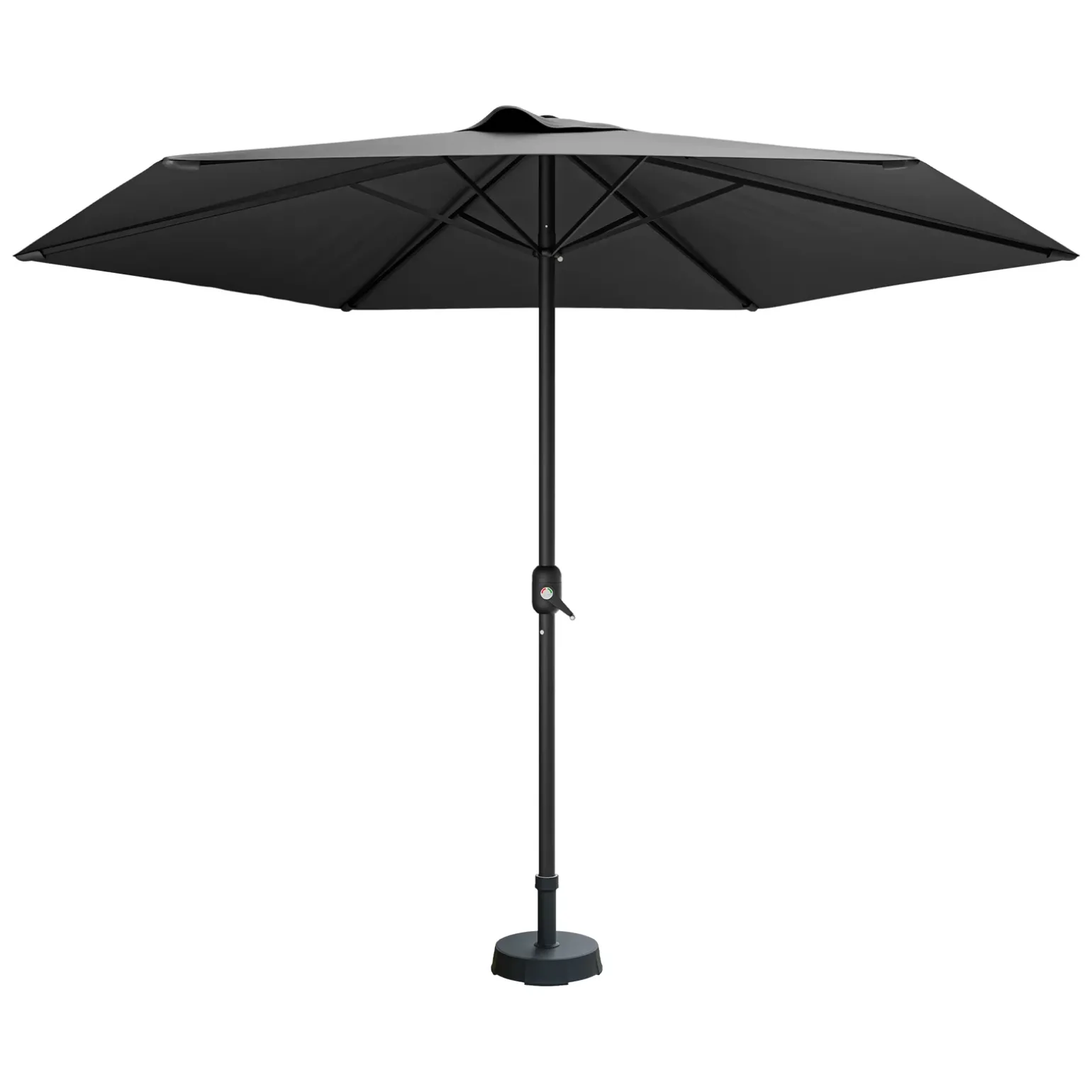 Ombrellone da giardino 300x300cm nero grigio Fiorella