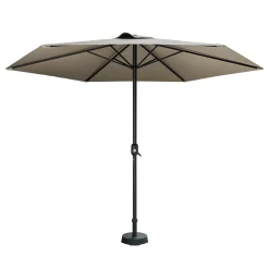 Ombrellone da giardino 300x300cm nero beige Fiorella