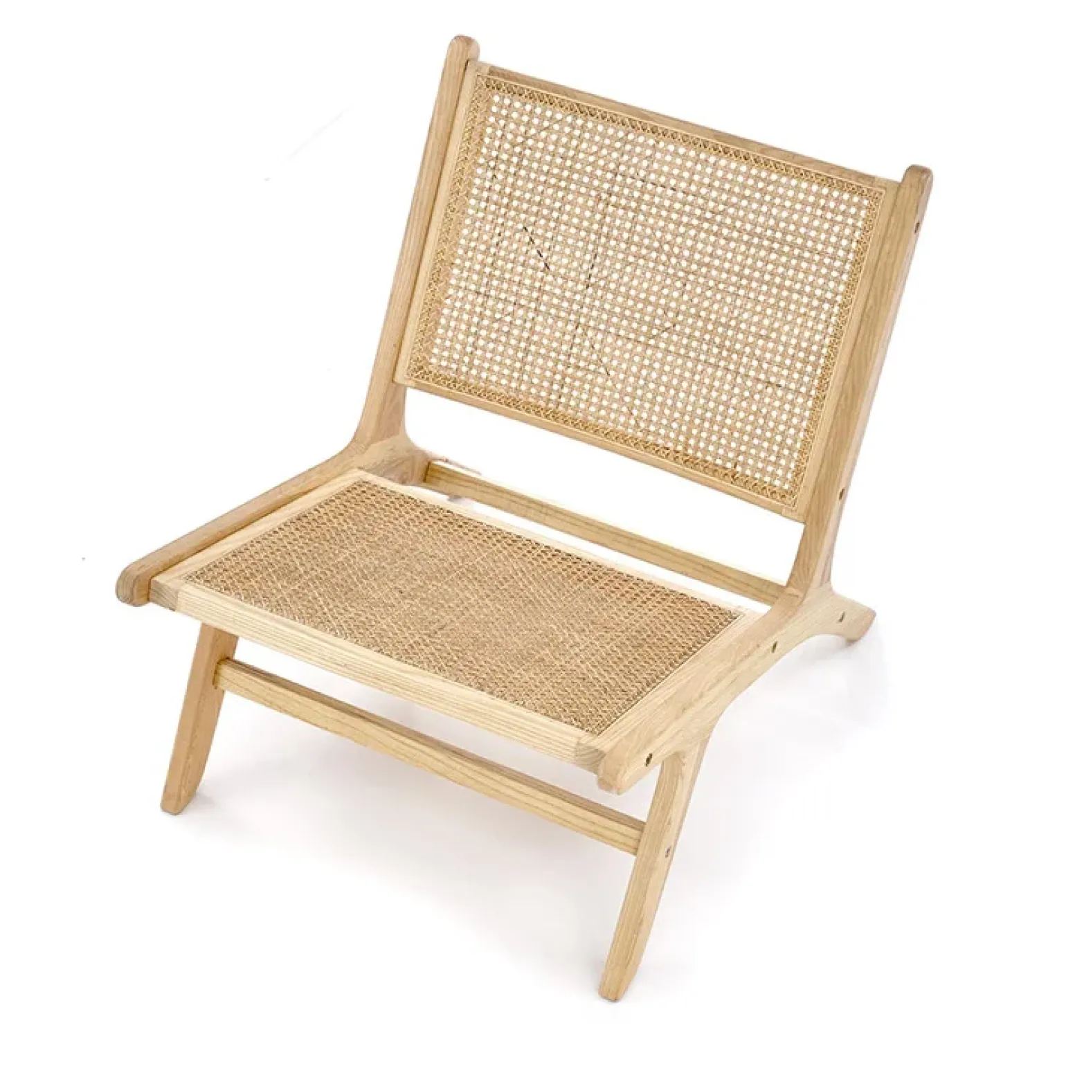 Panca relax moderna in rattan naturale Salvin