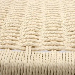 Panca relax moderna in rattan naturale nero Salvin
