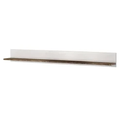 Parete attrezzata 325x206h cm bianco frassinato rovere Paloma 2
