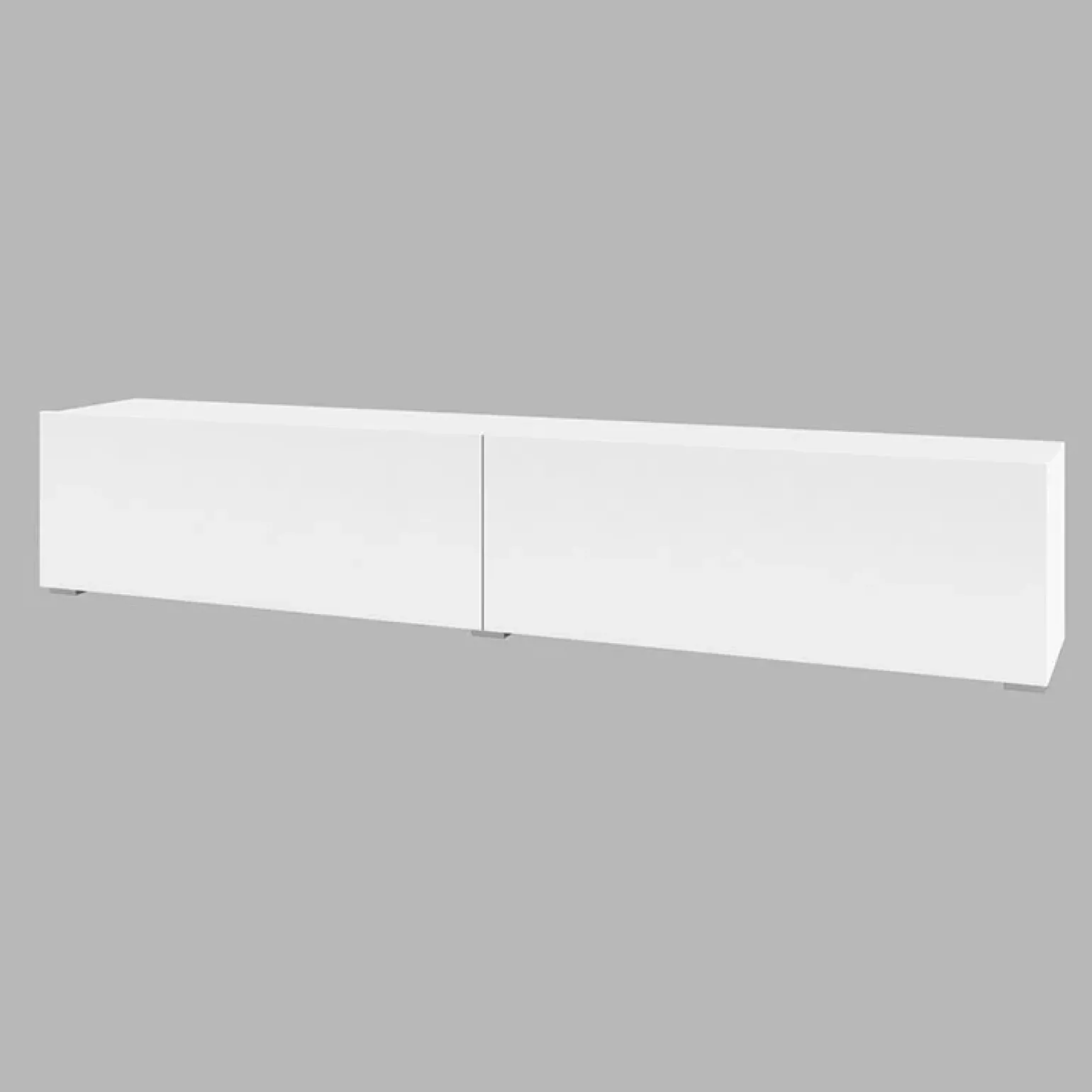 Parete attrezzata 226x140h cm bianco rovere Fusion 1