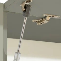 Parete attrezzata 290x190h cm moderna tortora rovere Zenith