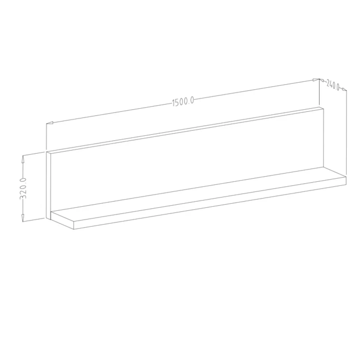 Parete attrezzata 219x205h cm soggiorno bianco opaco Megan Gihome®