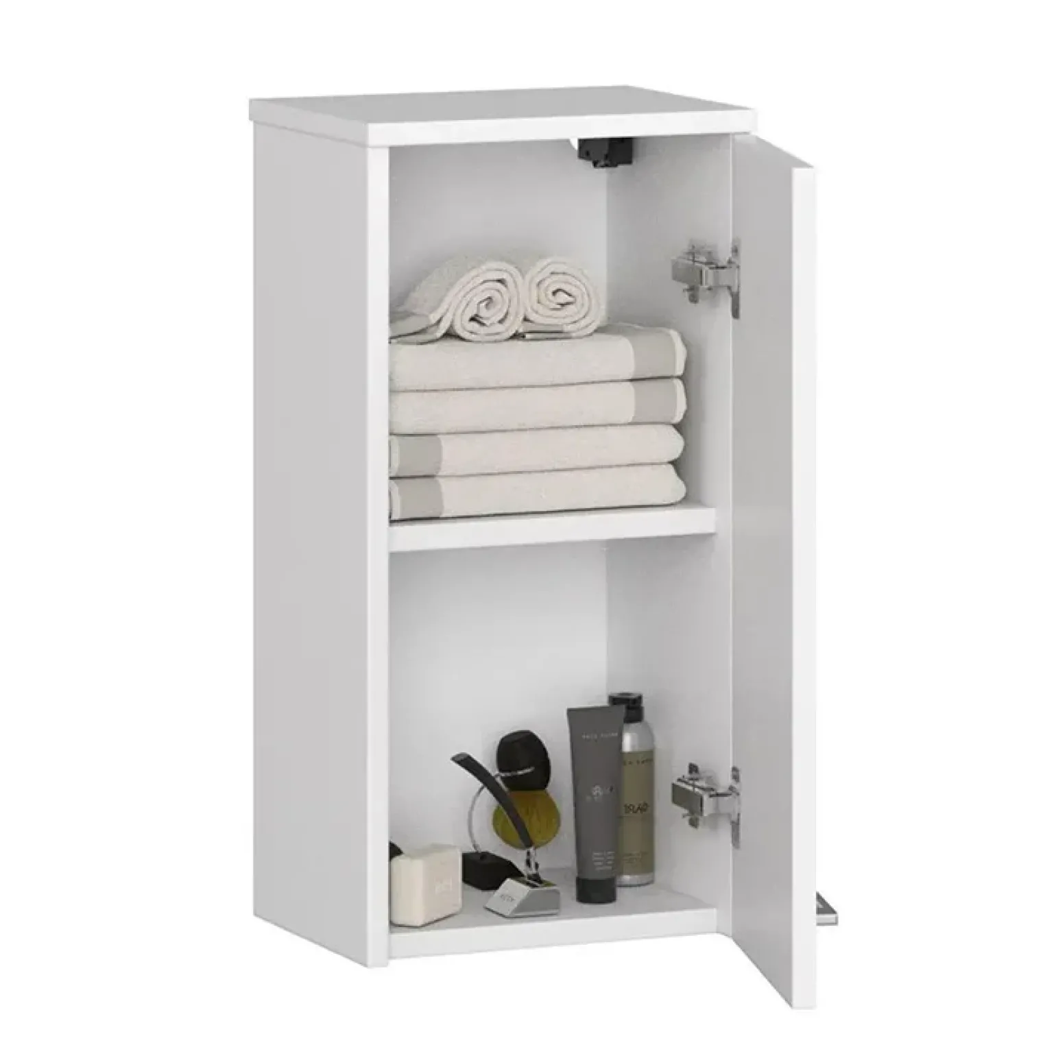 Pensile bagno sospeso 30x60h cm 1 anta bianco Woters
