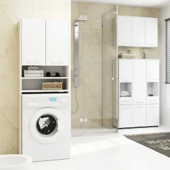 Pensile bagno sospeso 60x60h cm 2 ante bianco Woters
