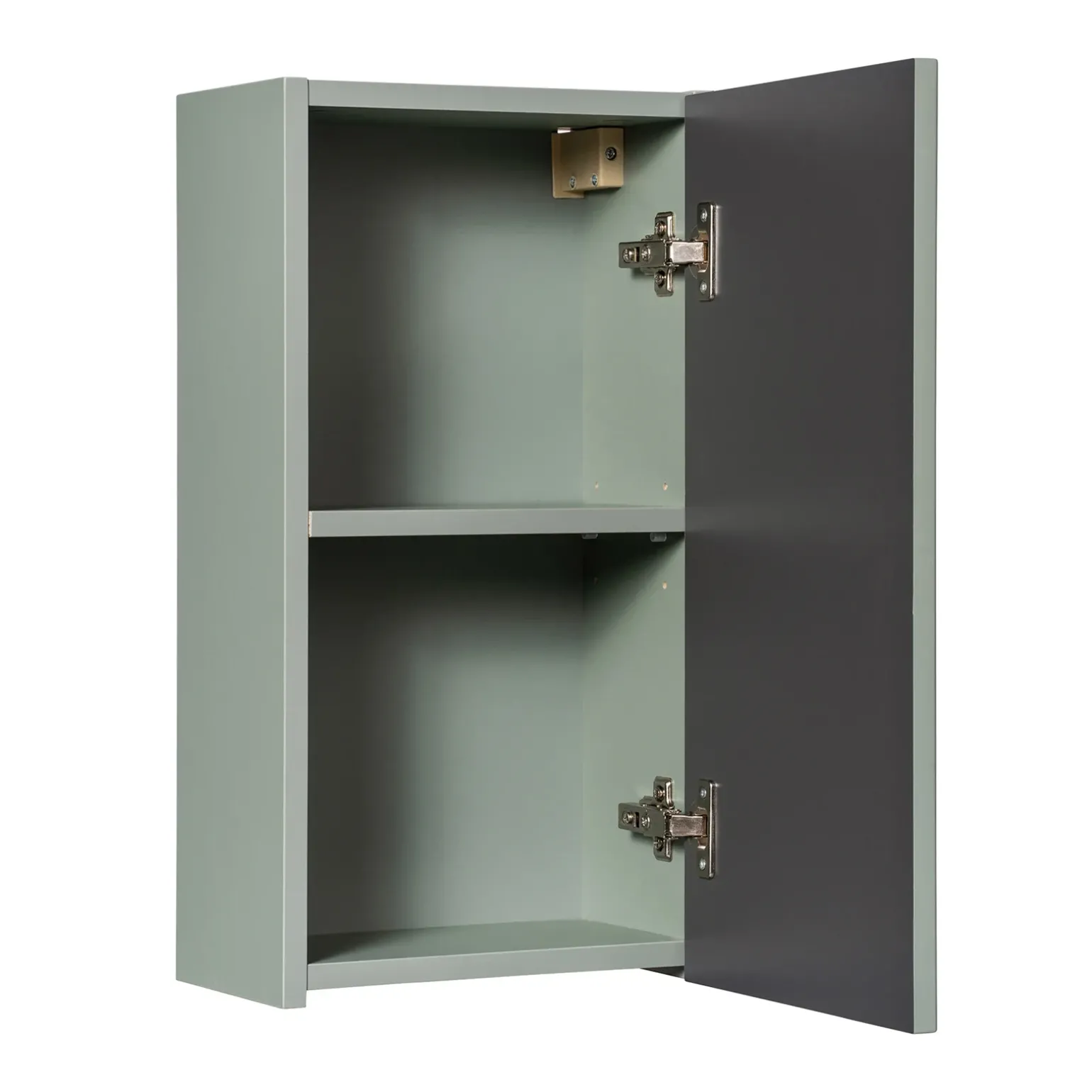 Pensile bagno sospeso 30x57h cm cannettato 1 anta verde salvia Greeny