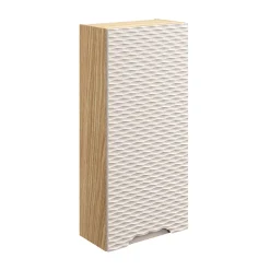 Pensile bagno sospeso 35x75h cm 1 anta beige rovere Swim