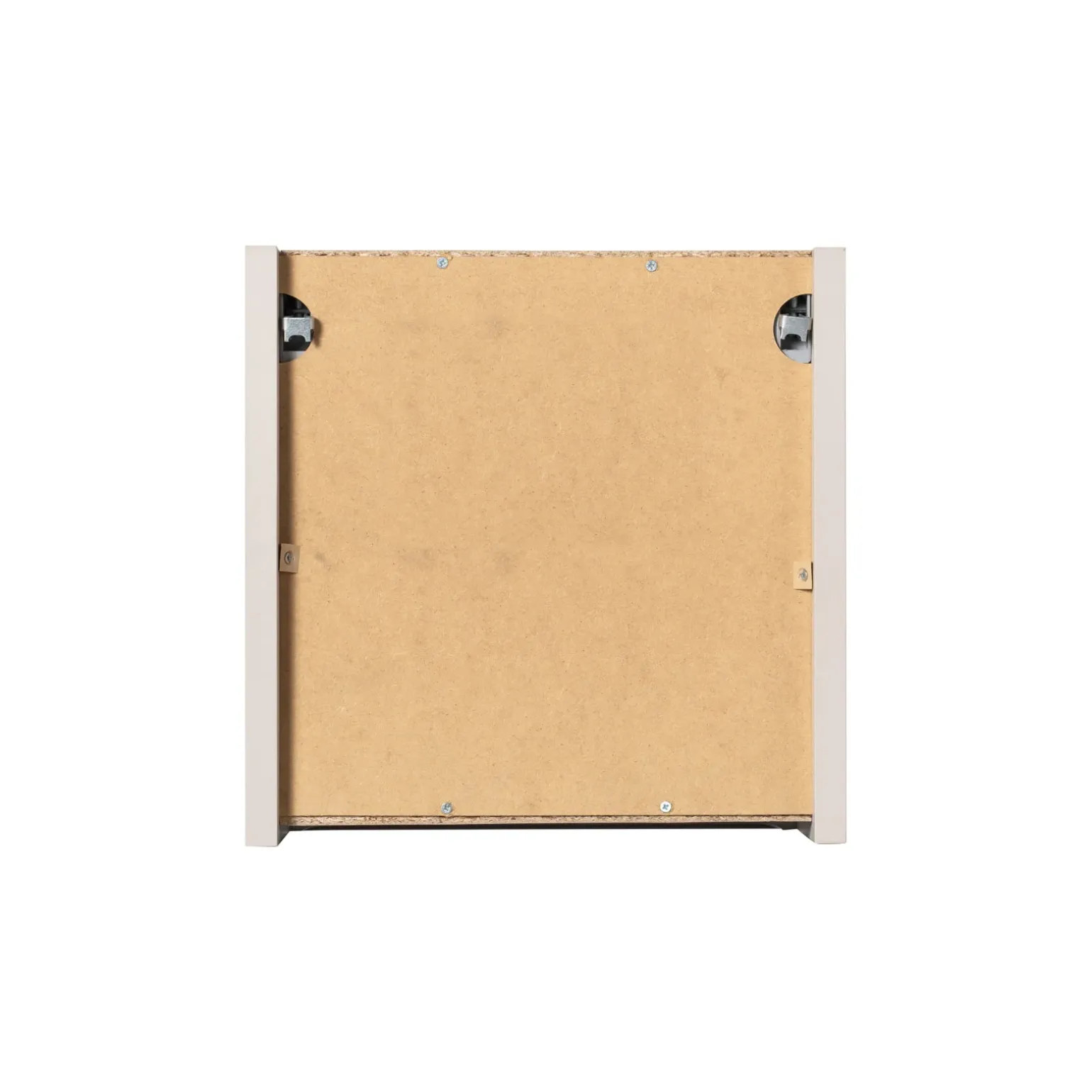 Pensile cubo bagno sospeso 30x30h cm cannettato 1 anta beige Cleany