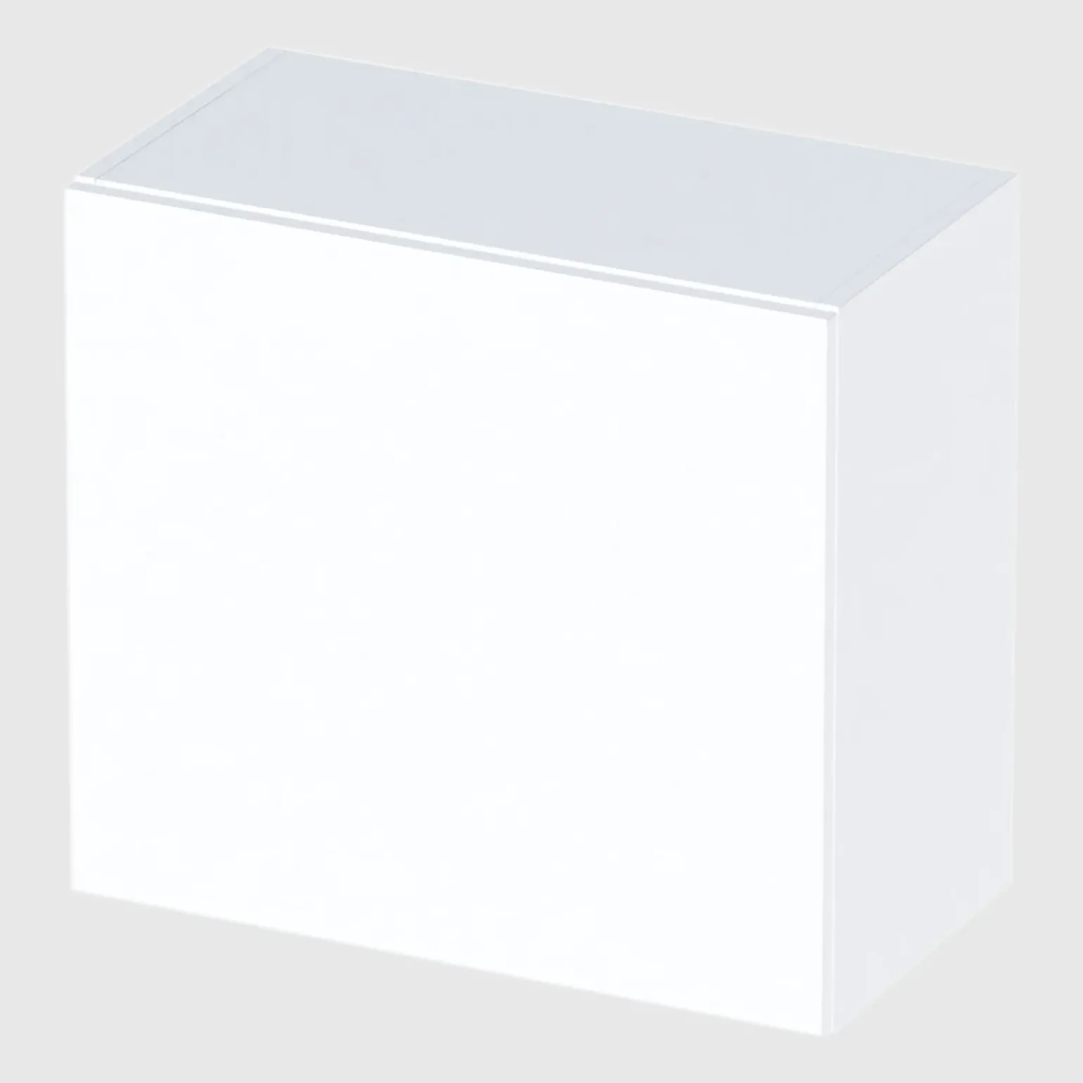 Pensile cubo sospeso bagno 55x50h cm 1 anta reversibile bianco lucido Sunset