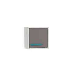 Pensile cubo sospeso 35x35h cm 1 anta bianco grigio rovere antracite turchese Maya Gihome®