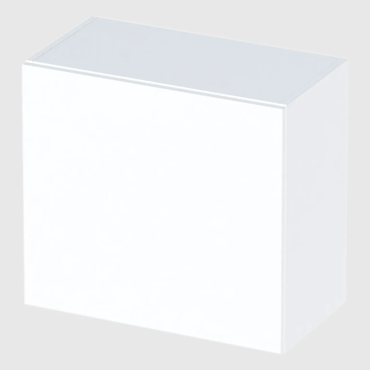 Pensile cubo sospeso 55x50h cm 1 anta reversibile bianco lucido Sunset