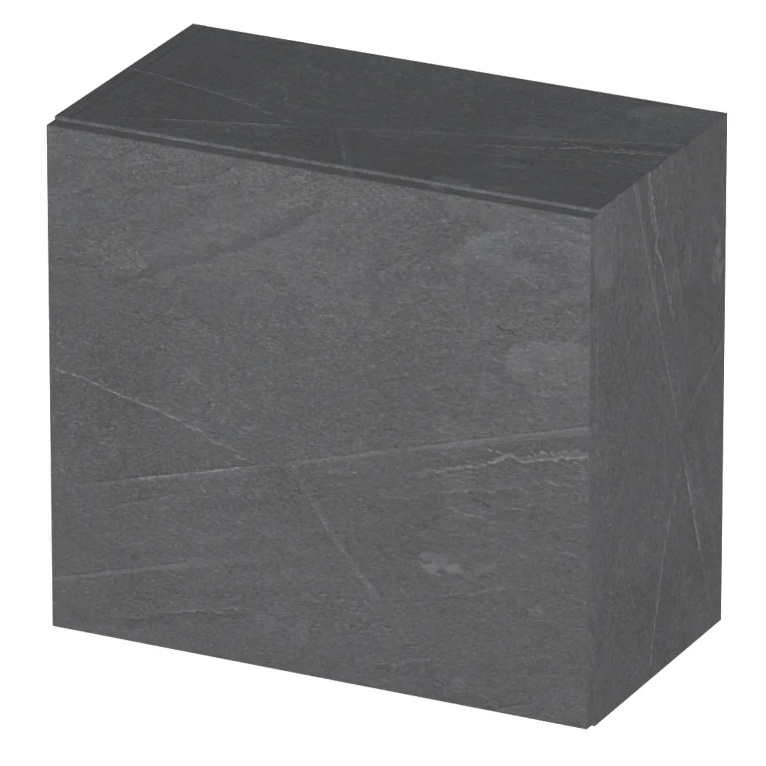 Pensile cubo sospeso 55x50h cm 1 anta reversibile antracite Sunset