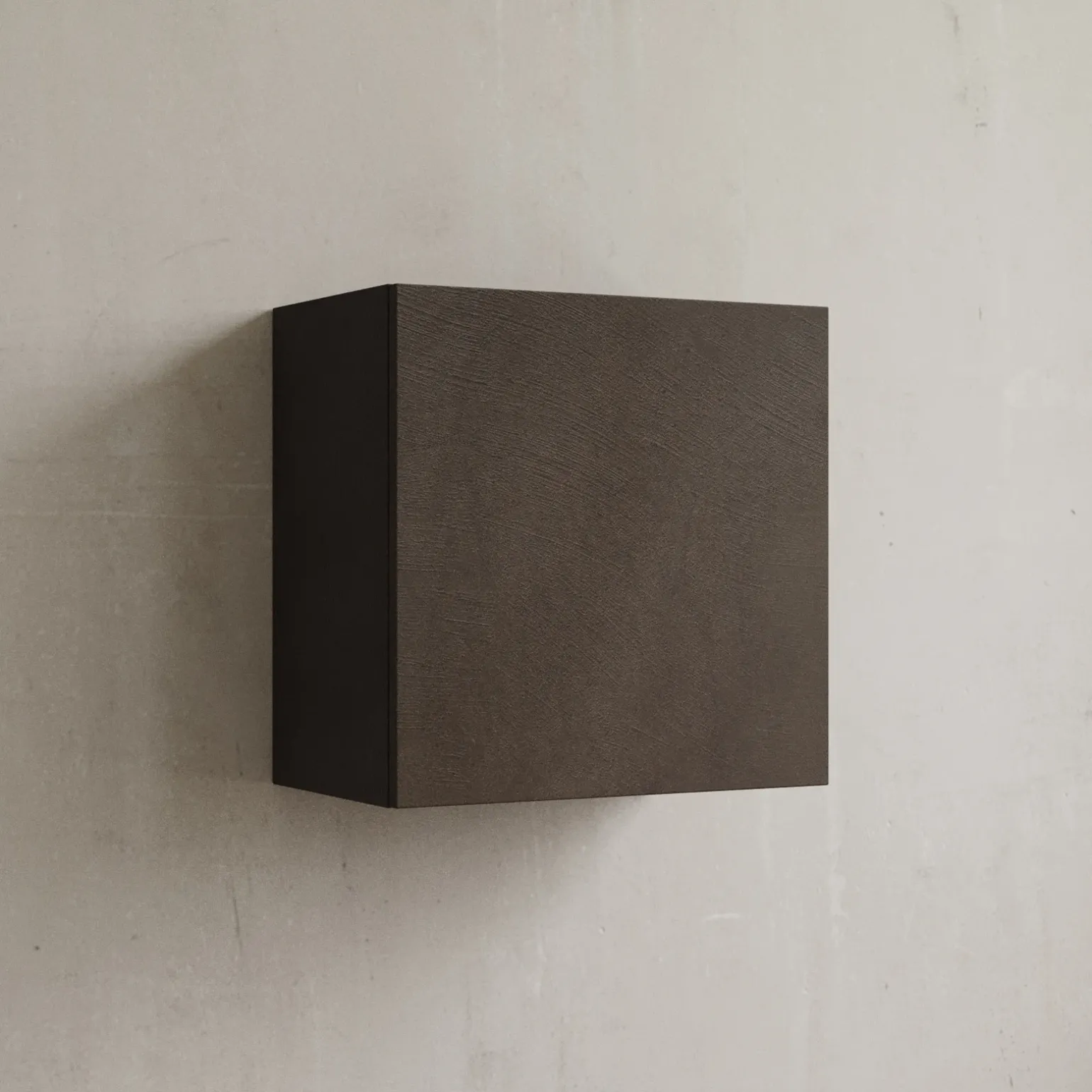 Pensile cubo sospeso 55x50h cm 1 anta reversibile ossido nero Sunset