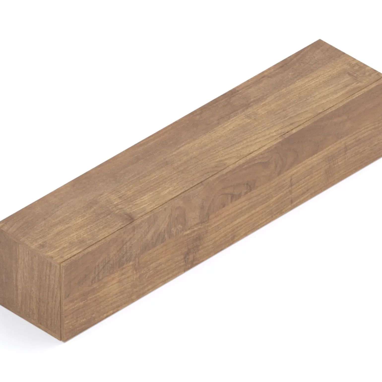Pensile orizzontale 138x29h cm 1 anta reversibile moderno rovere scuro Sunset