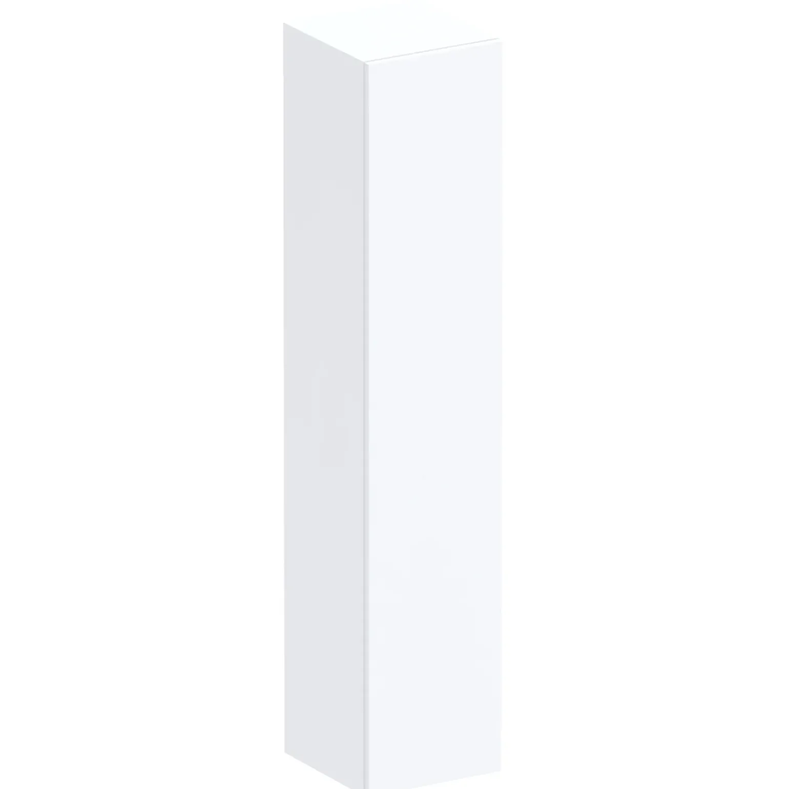 Pensile verticale 29x138h cm 1 anta reversibile moderno bianco lucido Sunset