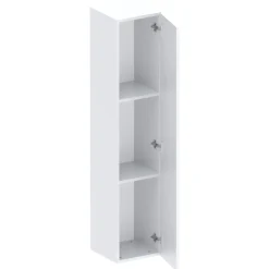 Pensile verticale 29x138h cm 1 anta reversibile moderno bianco lucido Sunset