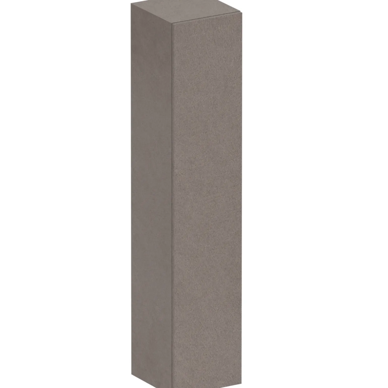 Pensile verticale 29x138h cm 1 anta reversibile moderno marrone bronzo Sunset