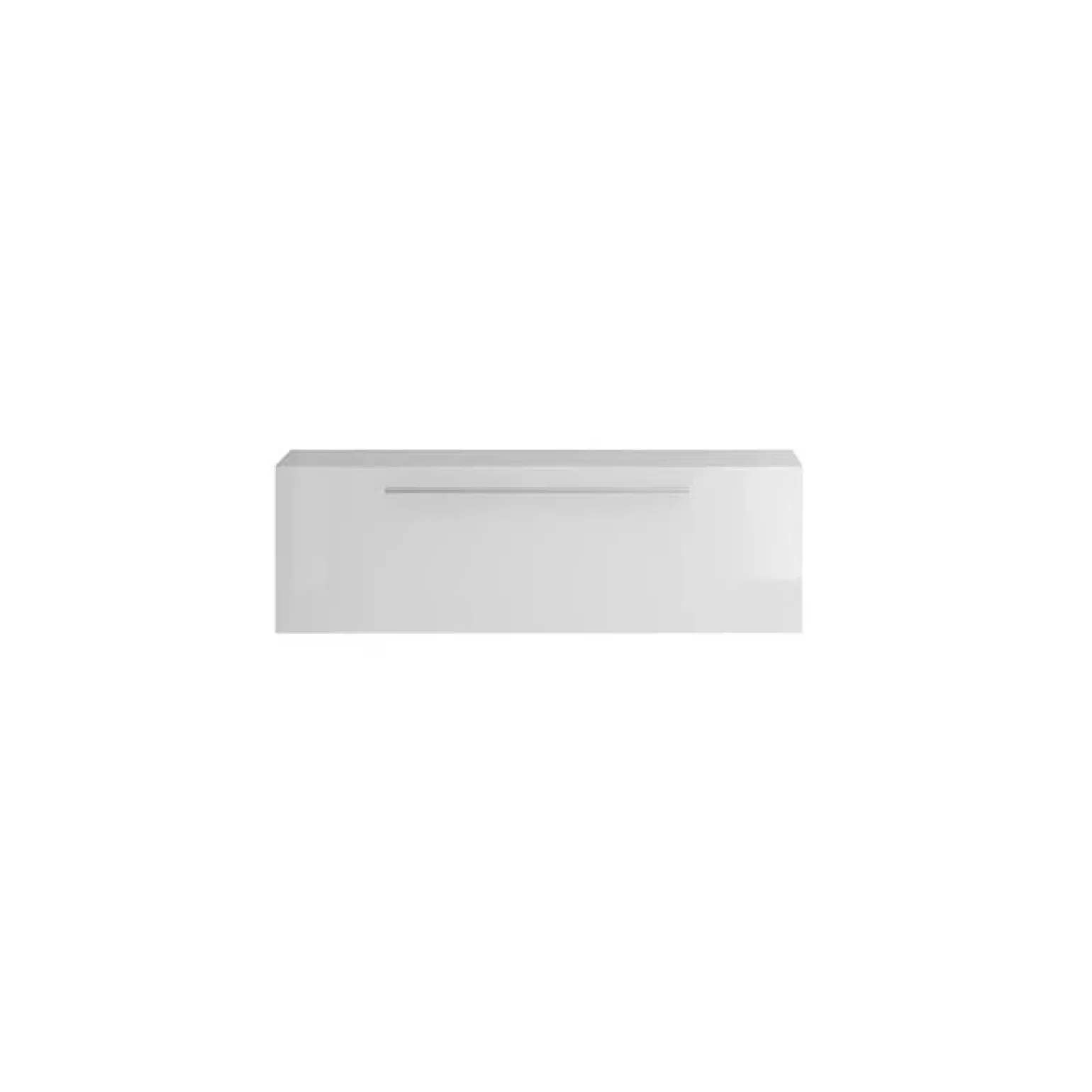 Pensile 95x33h cm 1 anta a ribalta orizzontale bianco lucido Infinity