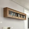 Pensile 156x50h cm 3 ante soggiorno rovere scuro Lucca