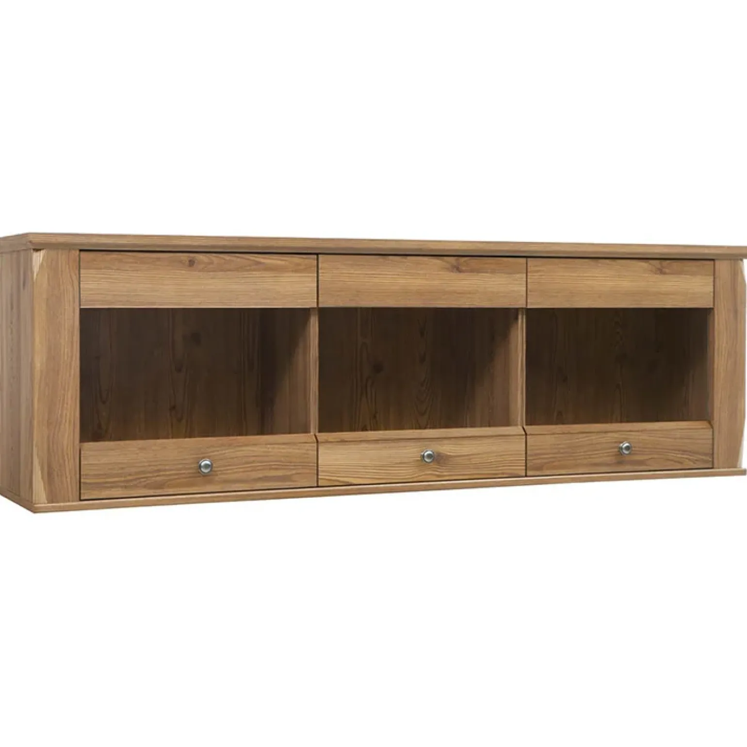 Pensile 156x50h cm 3 ante soggiorno rovere scuro Lucca