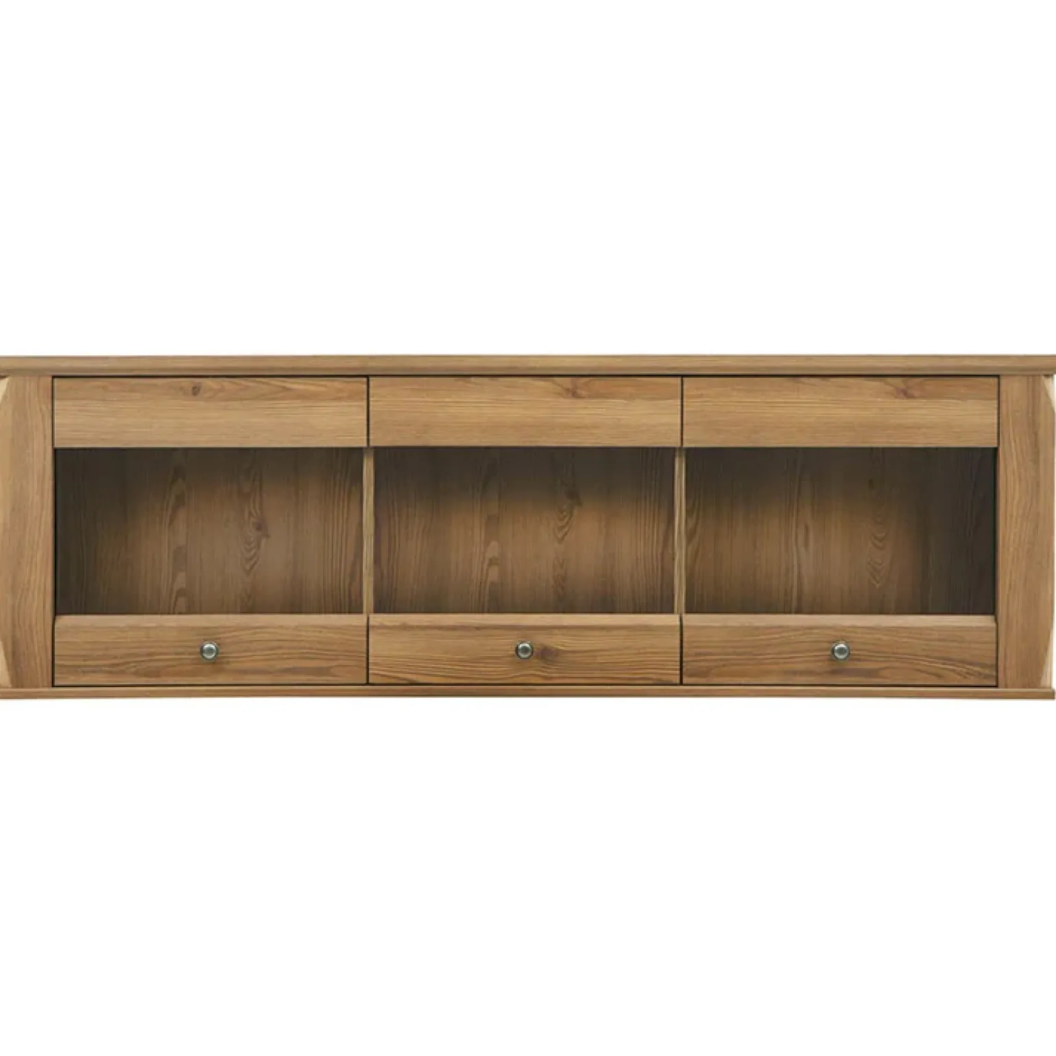 Pensile 156x50h cm 3 ante soggiorno rovere scuro Lucca