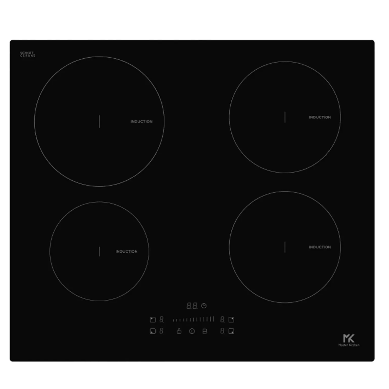 Piano cottura induzione 4 zone 60cm Master Kitchen