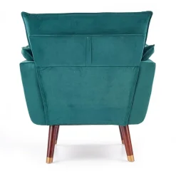 Poltrona design imbottita verde Eugenia Gihome®