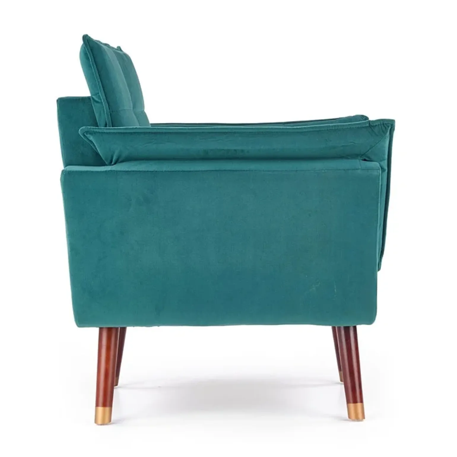 Poltrona design imbottita verde Eugenia Gihome®