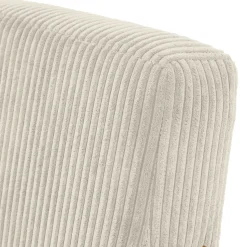 Poltrona imbottita design moderna beige Luana