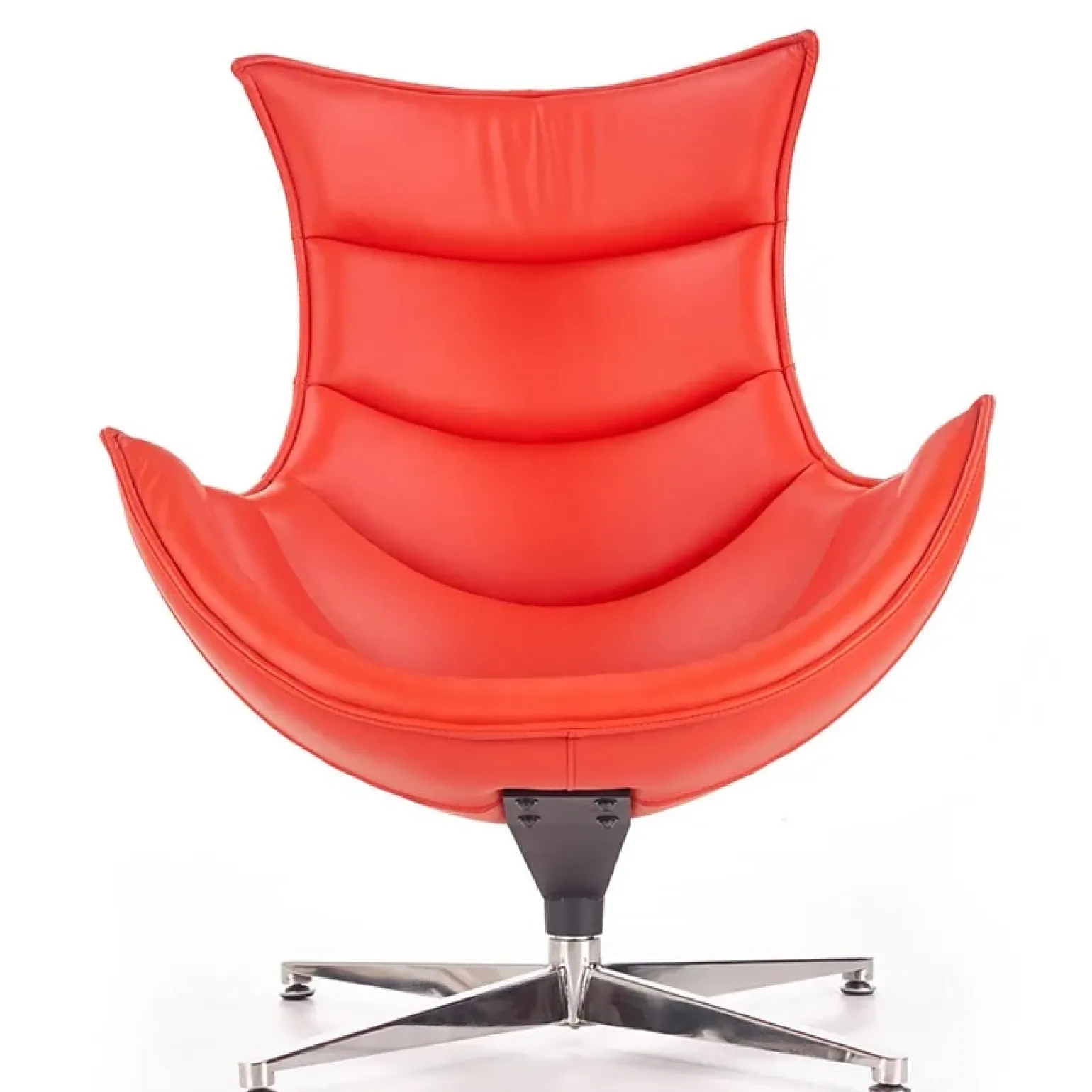 Poltrona imbottita design rosso Isotta