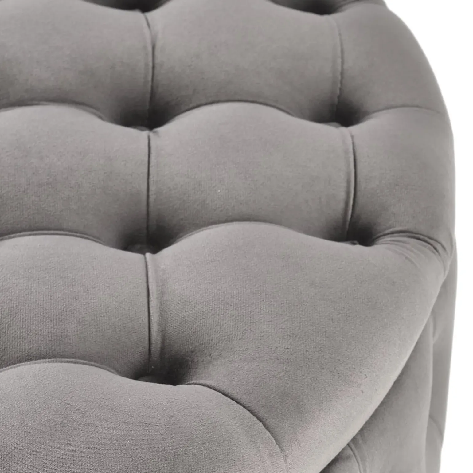 Pouf contenitore moderno grigio Maximilien