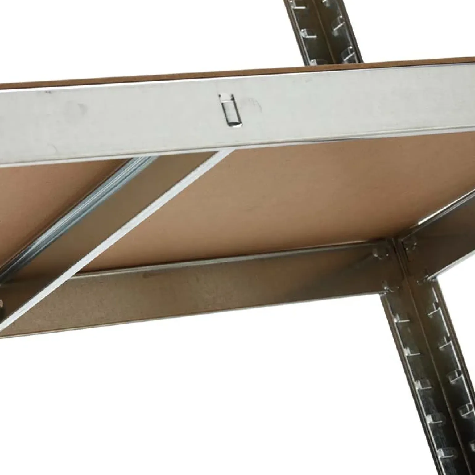 Scaffale in metallo 4 ripiani 80x160cm grigio legno Simba