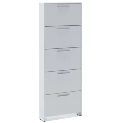 Scarpiera ingresso 69x187h cm bianco opaco Benton