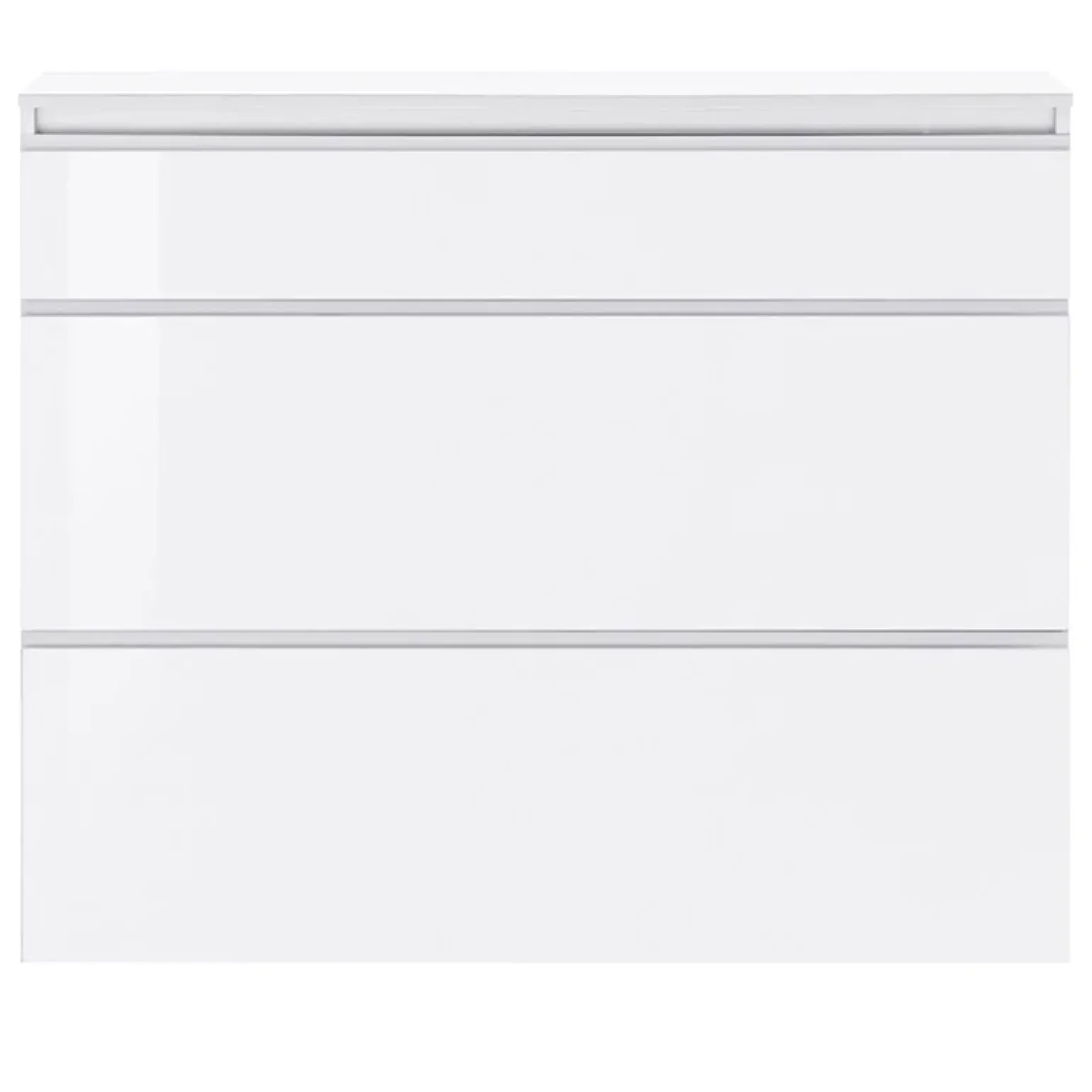 Scarpiera ingresso 120x108h cm 2 ante bianco lucido Eclisse