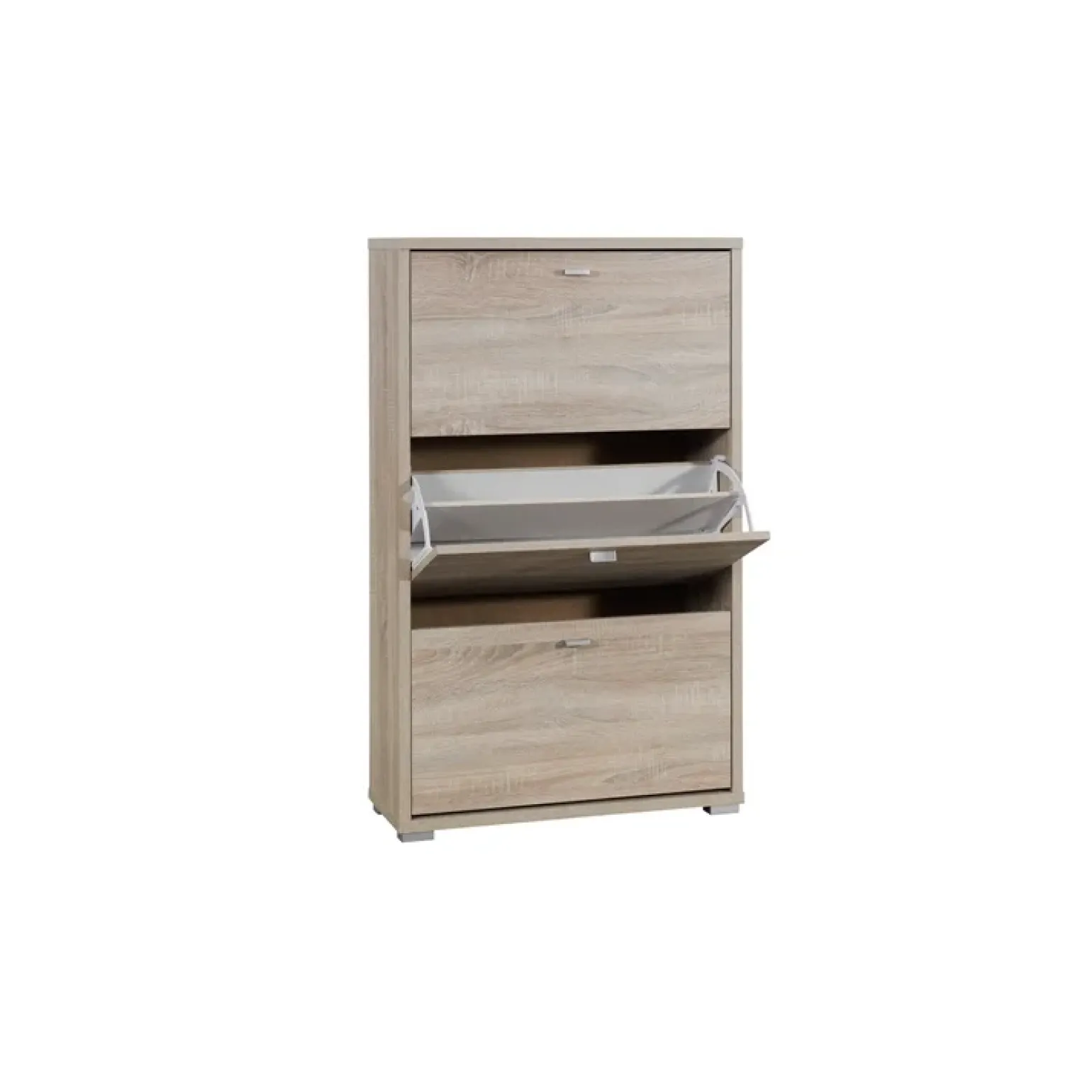 Scarpiera ingresso 69x112h cm 3 ante rovere Lola